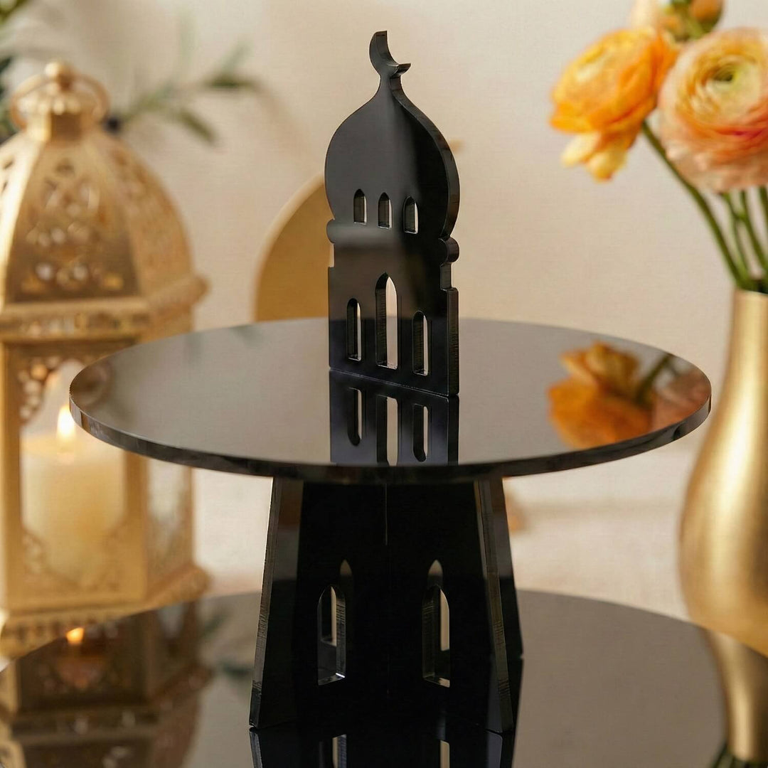 Yuvarlak Ramazan sunum standı, Siyah detay