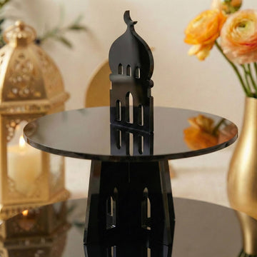 Yuvarlak Ramazan sunum standı, Siyah detay