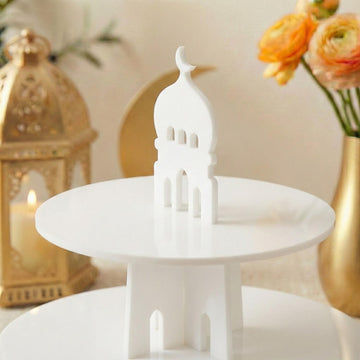 Yuvarlak Ramazan sunum standı, Beyaz detay