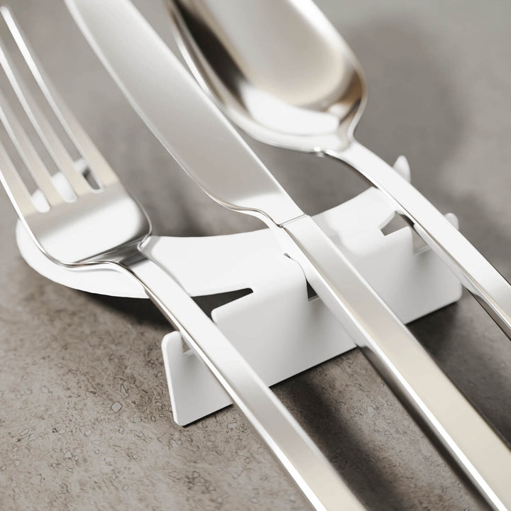 Metal Çatal Bıçak Tutucu – Ramazan Hilali Tasarımlı Sofra Aksesuarı