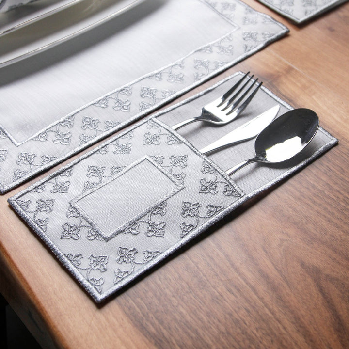 gumus nakisli ramazan catal bicak kesesi modern ve zarif masa konsepti islamicwallarttr