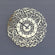 İhlas Suresi Altın Renk Parlak Metal Duvar Saati - Islamic Wall Art