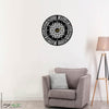 Kelime-i Tevhid Latin Rakamlı Kufi İslami Duvar Saati - Islamic Wall Art